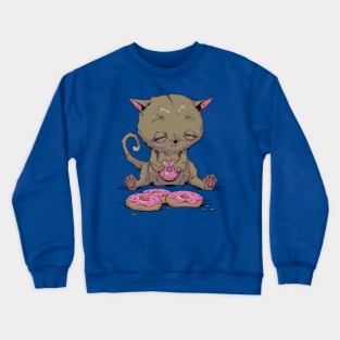 Donut Cat Crewneck Sweatshirt